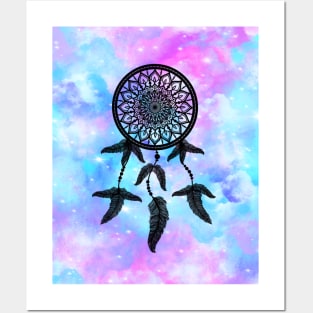 Galaxy dreamcatcher Posters and Art